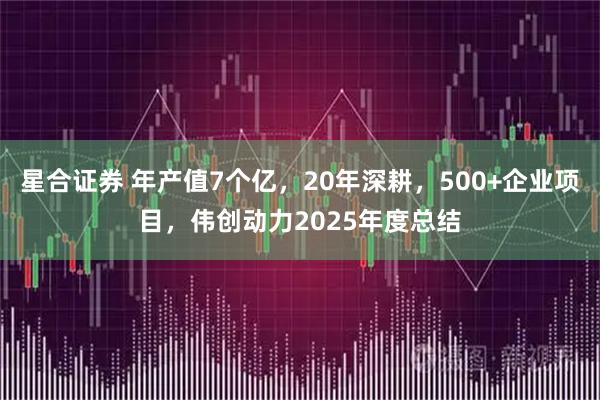 星合证券 年产值7个亿，20年深耕，500+企业项目，伟创动力2025年度总结